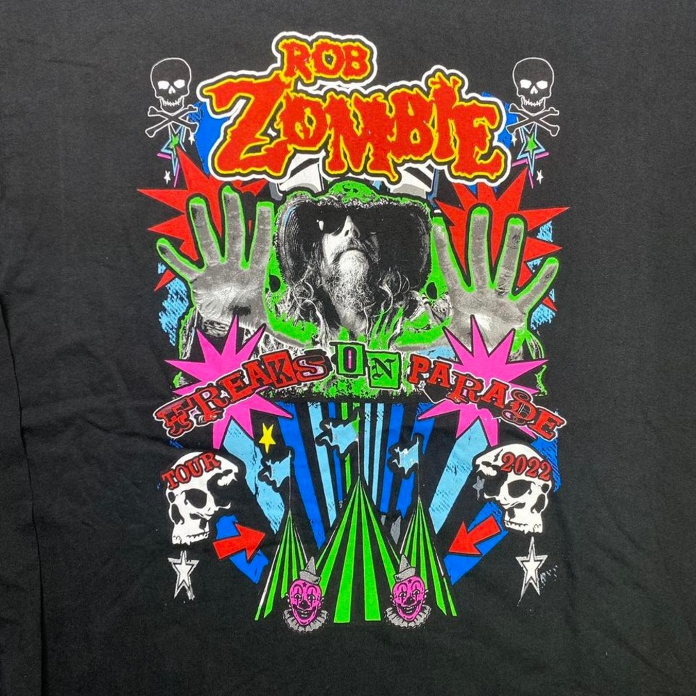 2022 Freaks on Parade x Rob Zombie tour concert shirt XL
